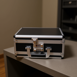 Db New Pistol Lock Box 30x15x23cm Boîte de rangement rigide avec cadre en aluminium pour le stockage intérieur et extérieur - Product Image 2