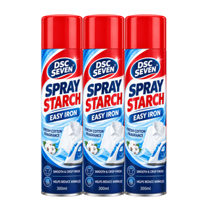 Spray de Almidón para Telas en Aerosol, a Base de Agua, No Tóxico, Niebla Fina para Planchar Ropa, Ideal para Fábricas de Prendas y Sastrería, para un Acabado Nítido y Suave - Product Image 1