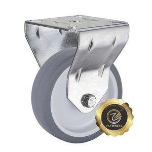 Roda de Borracha Termoplástica TPE de 2 Polegadas, 2.5 Polegadas, 3 Polegadas e 4 Polegadas, Roda Rígida TPR de Baixa Capacidade - Product Image 1