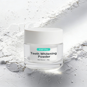 Luxsmile Vente en gros Marque privée Soins bucco-dentaires naturels à base de plantes Éliminer les taches Poudre dentaire organique pour blanchir les dents - Product Image 1