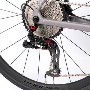 Vélo de course sur route G2max Carretera en aluminium, 24 vitesses, freins à disque hydrauliques Sensah, 700c, axe traversant, léger, fourche en carbone, fibre de carbone - Product Image 5