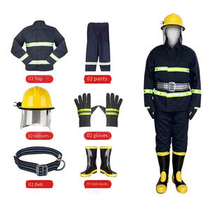 Combinaison de pompier ignifuge EN469 en gros – Veste et pantalon 4 couches, tenue de travail anti-feu pour la formation industrielle, service OEM - Product Image 2