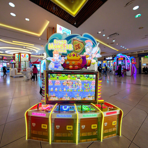 Raise Fun Factory Großhandel Indoor Lottery Multiplayer Arcade-Maschine für 4-Spieler River Monster Battle Coin Operated Game - Product Image 6