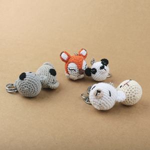 Porte-clés bohème tricoté mignon pour Diwali Sympathie et occasions de retraite Jouet et sac suspendus polyvalents Accessoire de remorque - Product Image 3