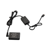 Batterie factice ABS compatible LP-E12 pour M2/M10/M50/M100/M200, Power Bank externe Type-C PD pour studio photo