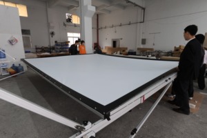 180HD portátil interior/<span class=keywords><strong>al</strong></span> aire libre rápido plegable con soporte de piernas y pantalla de proyección caso de vuelo (<span class=keywords><strong>4</strong></span>:3) - Product Image 5