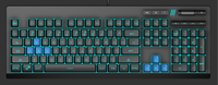 Ensemble clavier de jeu filaire OEM ODM avec souris ergonomique étanche rétroéclairée par LED USB et tapis de souris pour PC