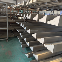 Corniche décorative extérieure Mousse EPS Sculpture Conception Moulures Polystyrène EPS Lignes d'avant-toit pour Villa Hôpital Décoration Usine