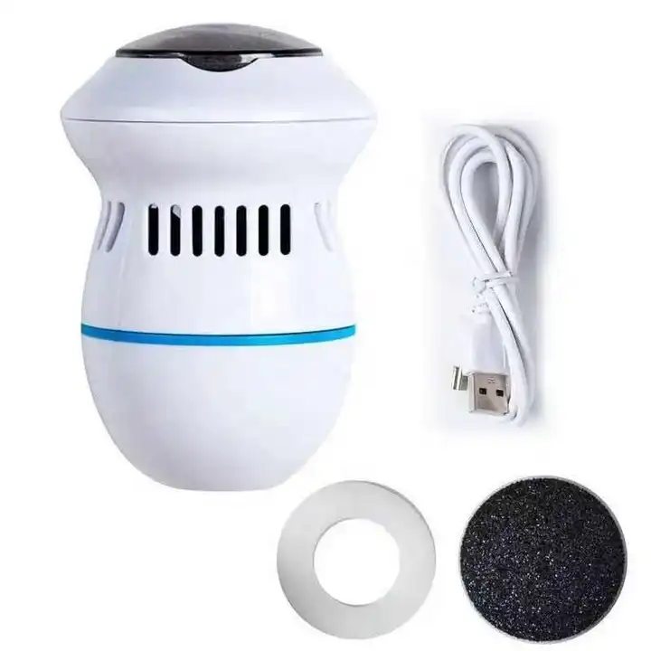 Led Electric Pedicure Foot Grinder Vacuum Cleaner Portable File