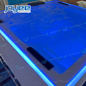 JOYEE Jacuzzi rectangulaire pour 4 personnes en matériau FRP avec gelcoat, pour extérieur, jacuzzi européen, massage pour hôtels, jardin - Product Image 6