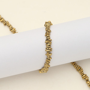 Bracelet et collier <span class=keywords><strong>en</strong></span> pierre de galle noire irrégulière ZX 8,5*2,5 mm, <span class=keywords><strong>perles</strong></span> colorées <span class=keywords><strong>pour</strong></span> le bricolage, accessoires de travail, <span class=keywords><strong>vente</strong></span> <span class=keywords><strong>en</strong></span> <span class=keywords><strong>gros</strong></span> d'usine - Product Image 6