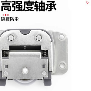 Rueda para puerta corredera Kaishengxi con mecanismo de cierre suave para armarios, baños y puertas de dormitorio - Product Image 4