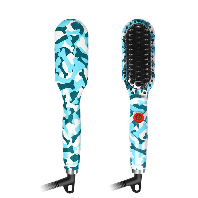 Beard Hair Straightener Brush Iron Electric Hair Straightener Hair Straightener for Women and Men