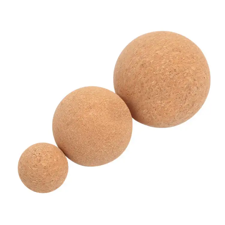 Cork Yoga Ball 100% Cork Yoga Massage Ball For Fitness Exercising