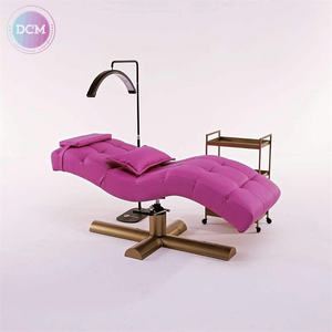 Luxuriöser Verstellbarer PU-Wellenförmiger Kosmetikstuhl für Schönheitssalon Gesichtsbehandlung Spa-Liege mit Hydronik - Product Image 1