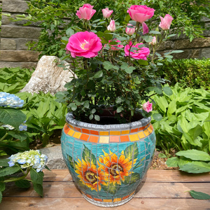 Maceta Decorativa Mediana para Patio, Balcón, Terraza, Sala de Estar Interior - Product Image 1