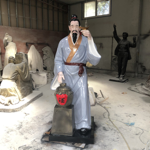 Statua in Fibra di Vetro di Du Kang, l'Antenato del Vino, Scultura Culturale Vinicola per Decorazione in Taverne e Cantine - Product Image 4