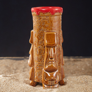 Proveedores de Tazas de Cerámica Tiki Hawaianas, Tazas Tiki con Diseño Tiki Barconic para Proveedores de Bares - Product Image 4