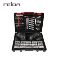 FEIDA Kit de 318 forets multifonctions personnalisés 10 mm pour bois, métal, béton – Outils électriques et manuels avec revêtement
