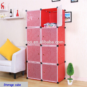 Estantería Mágica de Plástico PP para Bricolaje, 8 Cubos, Estantería de Esquina, Pequeñas Estanterías Cúbicas Blancas - Product Image 6