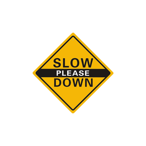 Letrero: Reduce <span class=keywords><strong>la</strong></span> Velocidad |   Señal de Tráfico de Aluminio para Calmar el Tráfico en Carreteras Privadas, Estacionamientos y Comunidades - Product Image 1