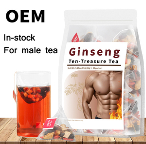Oem Em stock Saco de chá vitalidade masculina Chá de <span class=keywords><strong>ginseng</strong></span> <span class=keywords><strong>Ginseng</strong></span> e Wolfberry Ten Treasures Chá para homens Rim - Product Image 1