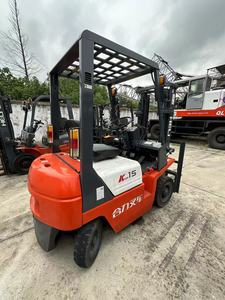 Montacargas diésel FD150 usado de alta calidad en venta, 15 toneladas, marca Heli. - Product Image 4