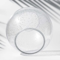 Abat-jour en verre soufflé artisanal en forme de globe terrestre, accessoires d'éclairage pour hôtels et gîtes, vente en gros