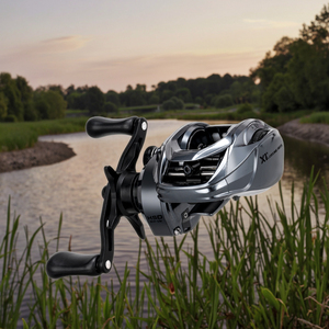 HISTAR X1 pintura de espejo 162G 7,1: 1 alta relación 5kg potencia de arrastre 7,2G carrete AT7 engranaje de aluminio Baitcasting carrete de pesca - Product Image 5