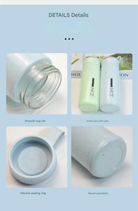 Nouvelle isolation de mode créative belle tasse <span class=keywords><strong>à</strong></span> eau en verre étudiant pratique tasse cadeau de vacances - Product Image 2