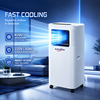 Climatiseur mobile 7000 BTU, climatiseur portable 3 en 1 (refroidissement, déshumidification, ventilateur), norme européenne 230 V, unité de climatisation portable
