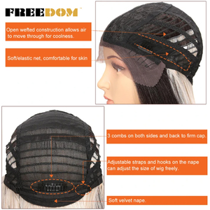 Parrucche Sintetiche con Frontale in Pizzo FREEDOM, Pizzo Trasparente, <span class=keywords><strong>Parrucca</strong></span> <span class=keywords><strong>Lunga</strong></span> 40 Pollici Riccia per Donne di Colore, per Cosplay, con Riflessi Rosso Zenzero, Bianco e <span class=keywords><strong>Rosa</strong></span> - Product Image 6
