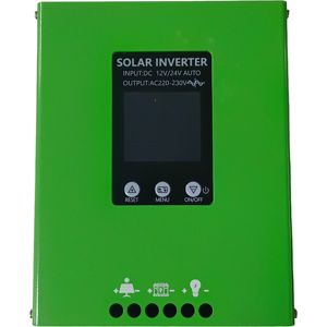 500W Pure Sinus Omvormer <span class=keywords><strong>20a</strong></span> Pwm Controller Alles In Een Dc 12V/24V Naar Ac 220V Pv 50V Smart Lcd Display 2usb Uitgang - Product Image 3