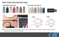 Adaptateur bloqueur de données USB Type-C JMAX avec charge rapide 5A 50V Defender bloqueur de données USB pour iPhone iPad OEM accepté