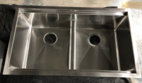 Évier noir nid d'abeille avec robinet cascade intégré extractible en acier inoxydable SUS304, prix usine, pour cuisine et lavage de légumes