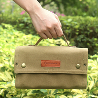 Nouvelle sacoche portable pour assaisonnements de pique-nique et barbecue en plein air, pour le camping et les bouteilles d'assaisonnement de barbecue
