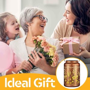 Lámpara Solar LED para Exteriores, Resistente al Agua con Clasificación IP65, Lámpara de Jardín de Metal para Decoración de Patio, Regalo Ideal para Mujeres y Madres - Product Image 3