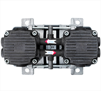 Petite pompe de compresseur d'air sans huile BW210E piston silencieux 210W compresseur d'air 220v booster d'oxygène mini pompe de compresseur d'air sans huile