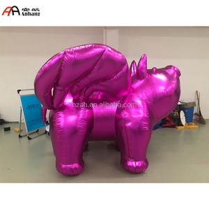Cochon volant <span class=keywords><strong>gonflable</strong></span> géant <span class=keywords><strong>rose</strong></span>, vente d'usine en plein air, dessin animé - Product Image 3