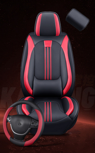 <span class=keywords><strong>Coprisedili</strong></span> <span class=keywords><strong>Auto</strong></span> Universali in Pelle PVC PU Impermeabile e Resistente, Set Completo, Accessori Sportivi per Interni <span class=keywords><strong>Auto</strong></span> - Product Image 3