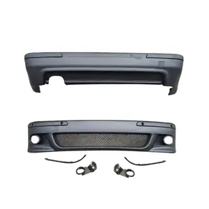 Injection PP Car Bumpers For BMW 5 Series E39 520i 1995-2003 Upgrade M5 Style Front Bumper Rear Bumper