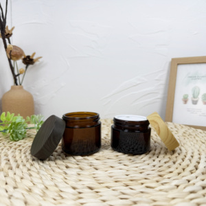 Petit pot en verre de voyage de 1g 2g 3g 5ml 7ml 9ml 15ml blanc clair noir extrait d'huile avec couvercle CR en stock - Product Image 3