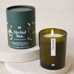 Black Oak Scented <b>Candle</b> and Reed Diffuser Set Woody Soy Wax <b>Glass</b> Jar Home Fragrance - Product Image 5
