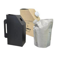 Pochette à bec de café en aluminium personnalisé 500ml 1L 2L/distributeur de boîte à café chaude sac à café