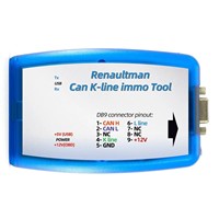 Programmeur ECU OBD2 pour Renault CAN K-line Immo Tool V4.09, Lecteur/Graveur EEPROM, Programmeur de Diagnostic de Carte Clé