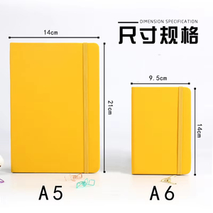 <b>A5</b>/A6 Hard Cover Notebook – 100 Sheets Writing Diary, Planner <b>Notepad</b> for Work Travel, Premium Paper Agenda for School Office - Product Image 3