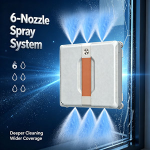 Smart Window <b>Cleaner</b> Robot with 7000Pa Suction 6 <b>Spray</b> Nozzles 5 Cleaning Modes APP Remote Control Auto Window Washing Robot - Product Image 1