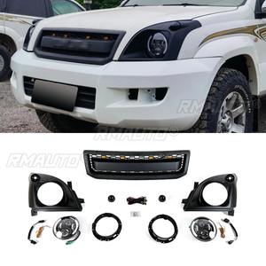 Parrilla Delantera para Toyota Prado LC120, Parrilla Deportiva, Kit de Carrocería, Accesorios para Auto - Product Image 2