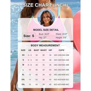 Traje de baño de una pieza para mujer con control de abdomen, fruncido y aberturas, cuello redondo, de Spandex y Poliéster, 2026 - Product Image 6