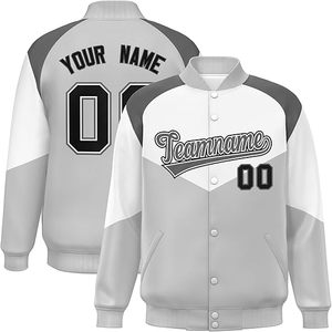 Custom Letterman Varsity <b>Jacket</b> Sublimation Team Name Number Patchwork Streetwear College Baseball Uniform Coat - Product Image 2